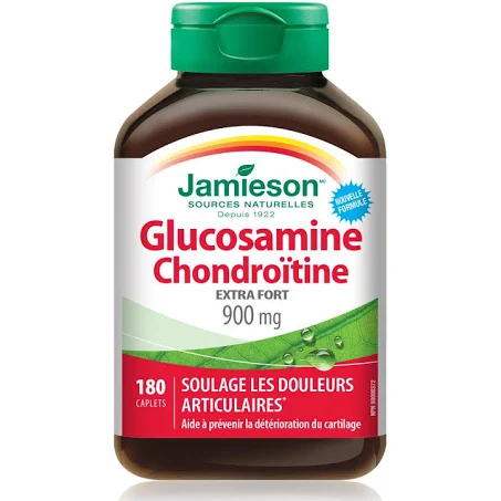 글루코사민과 콘드로이친 황산염 900mg 180정(관절염) Jamieson